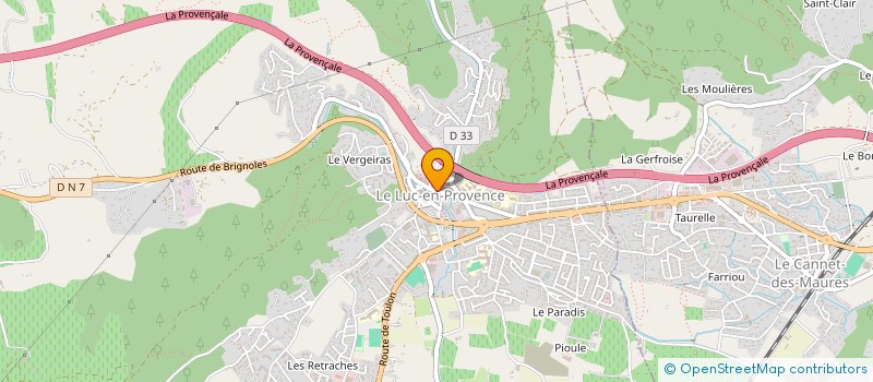 localisation de l'entreprise SALCIOLI AND CO  LE LUC