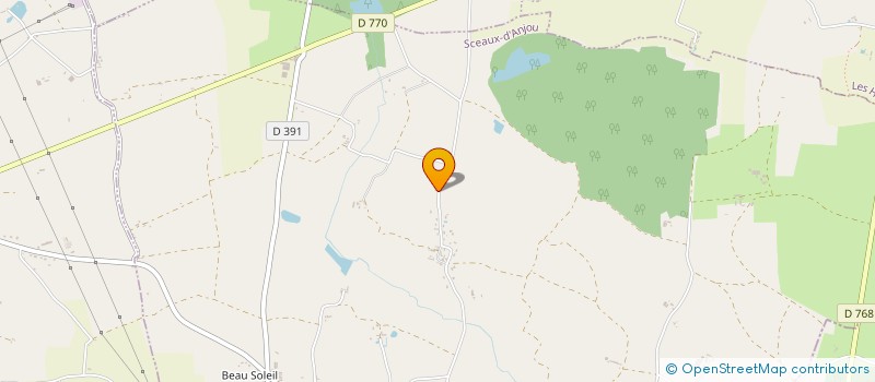 localisation de l'entreprise SALCY PYTHON  SCEAUX-D'ANJOU