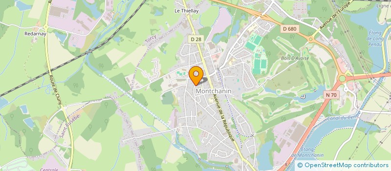 localisation de l'entreprise SALD 27  MONTCHANIN