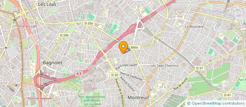 localisation de l'entreprise SALD RENOVATION à MONTREUIL