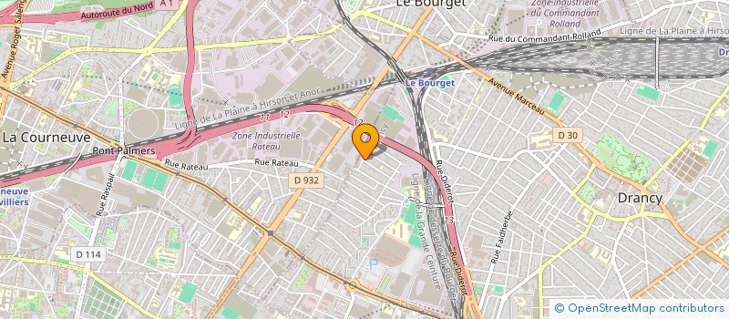 localisation de l'entreprise SALDAE à DRANCY