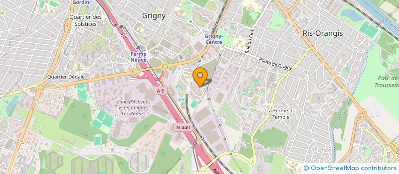localisation de l'entreprise SALDAE EXPRESS à GRIGNY