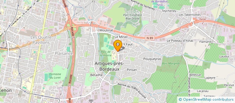 localisation de l'entreprise SALDIS  ARTIGUES-PRES-BORDEAUX