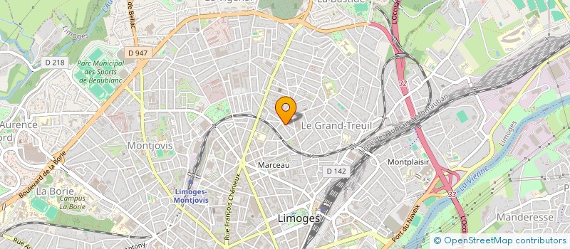 localisation de l'entreprise SALECCIA à LIMOGES