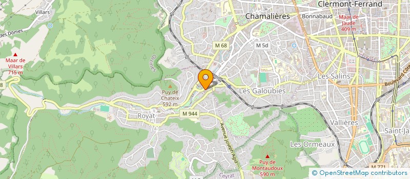 localisation de l'entreprise SALECK  ROYAT