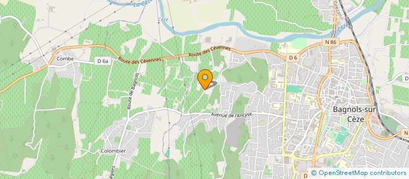 localisation de l'entreprise SALEILLES à BAGNOLS-SUR-CEZE