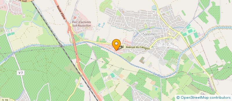 localisation de l'entreprise SALEILLES TERRASSEMENTS à SALEILLES