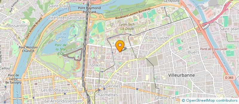 localisation de l'entreprise SALEL INDIVISION  VILLEURBANNE