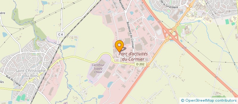 localisation de l'entreprise SALELO à CHOLET