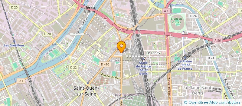 localisation de l'entreprise SALEM à SAINT-DENIS