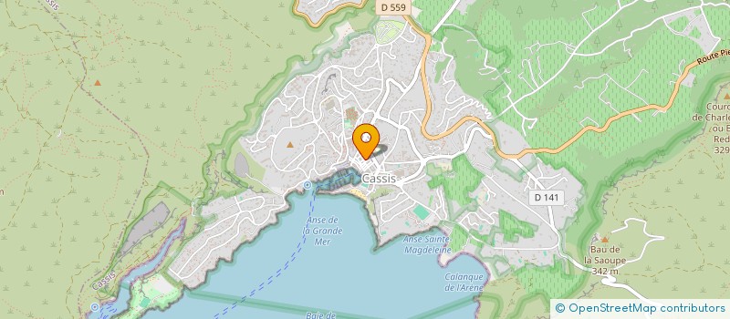 localisation de l'entreprise SALEM à CASSIS