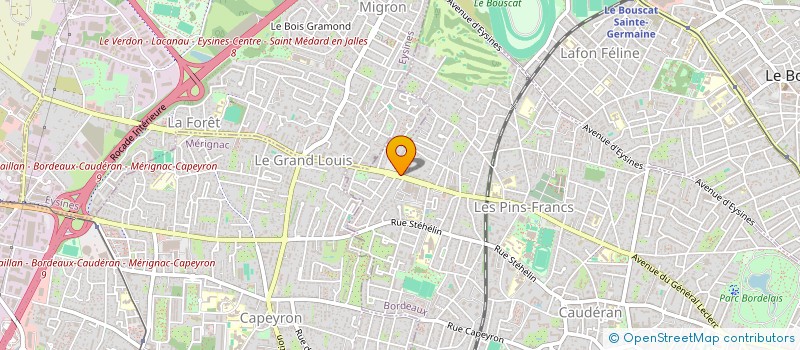 localisation de l'entreprise SALEM  BORDEAUX