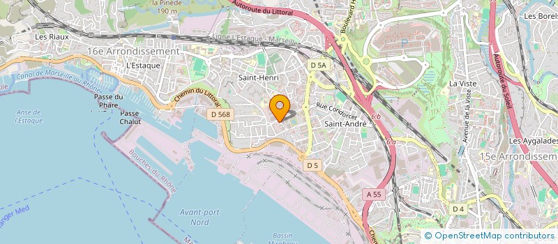 localisation de l'entreprise SALEM ALLAG à MARSEILLE 16EME