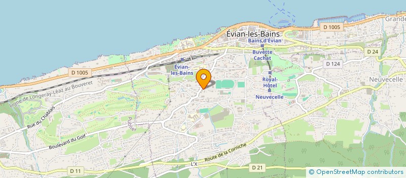 localisation de l'entreprise SALEM - YILDIRIM  EVIAN-LES-BAINS