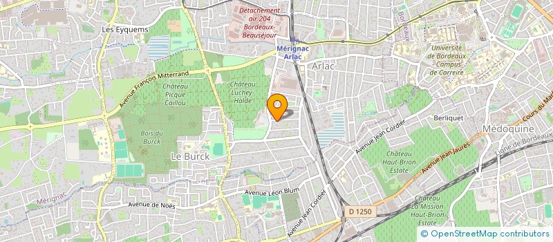 localisation de l'entreprise SALEMBRE CREATION  MERIGNAC