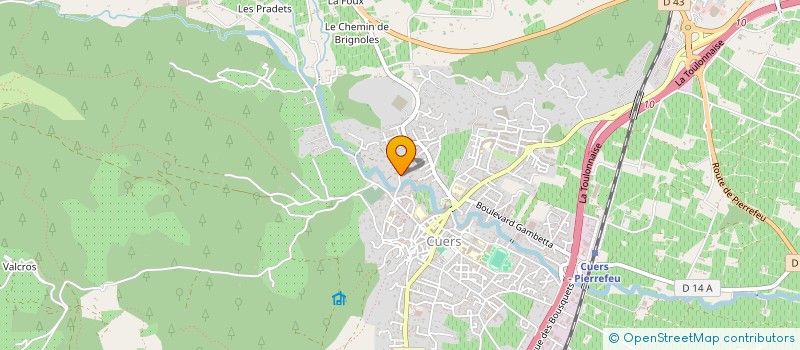 localisation de l'entreprise SALENA  CUERS