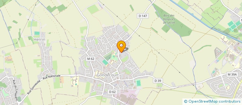 localisation de l'entreprise SALENGRO 21  GONDECOURT