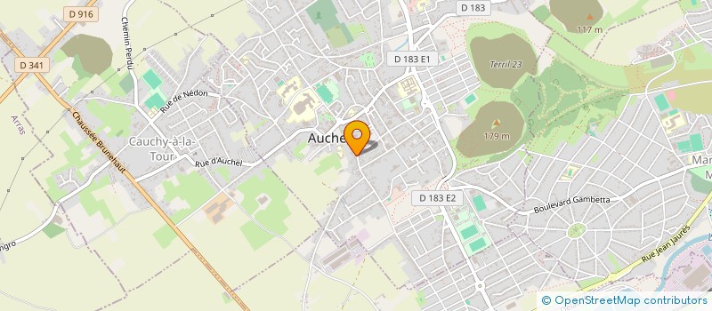 localisation de l'entreprise SALENGRO  AUCHEL