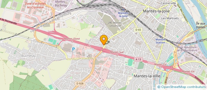 localisation de l'entreprise SALENGRO  MANTES-LA-VILLE