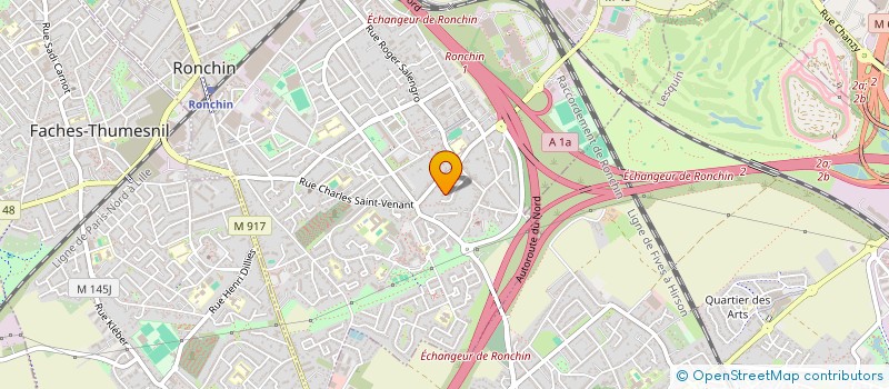 localisation de l'entreprise SALENGROIS  RONCHIN