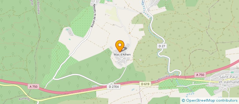 localisation de l'entreprise SALENTE à GIGNAC