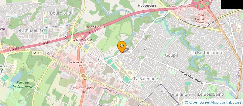 localisation de l'entreprise SALENTINE - COUP D'POUCE à ORVAULT