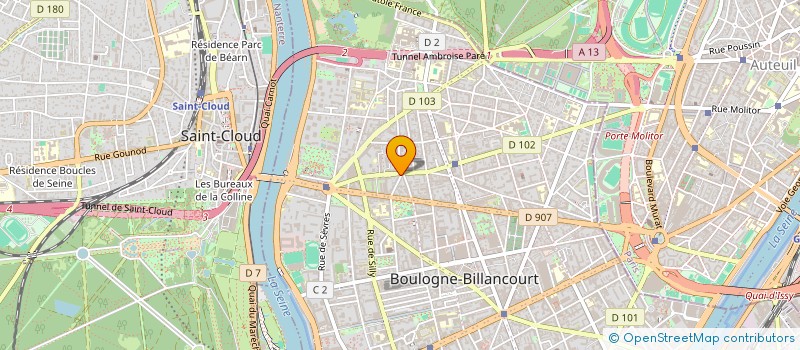 localisation de l'entreprise SALENTO à BOULOGNE-BILLANCOURT