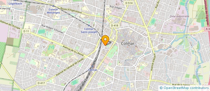 localisation de l'entreprise SALENTO  COLMAR