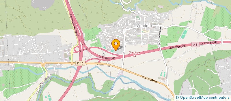 localisation de l'entreprise SALERNO  COUDOUX