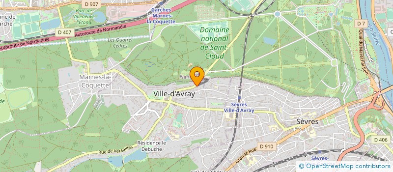 localisation de l'entreprise SALERNO  VILLE-D'AVRAY