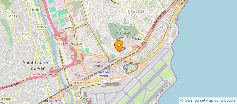 localisation de l'entreprise SALES BOURGEAUD à NICE