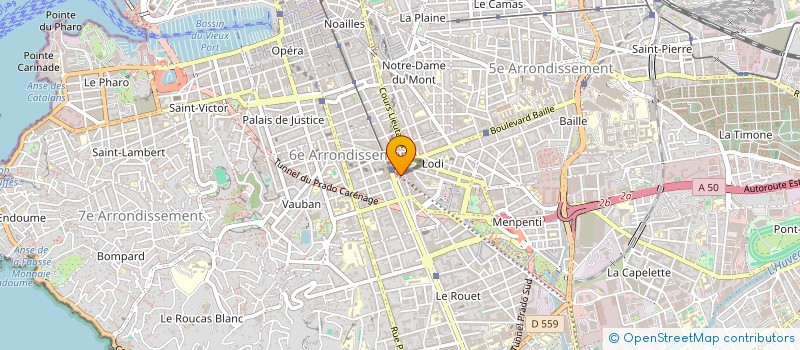 localisation de l'entreprise SALES DEVELOPPEMENT COMMUNICATION à MARSEILLE