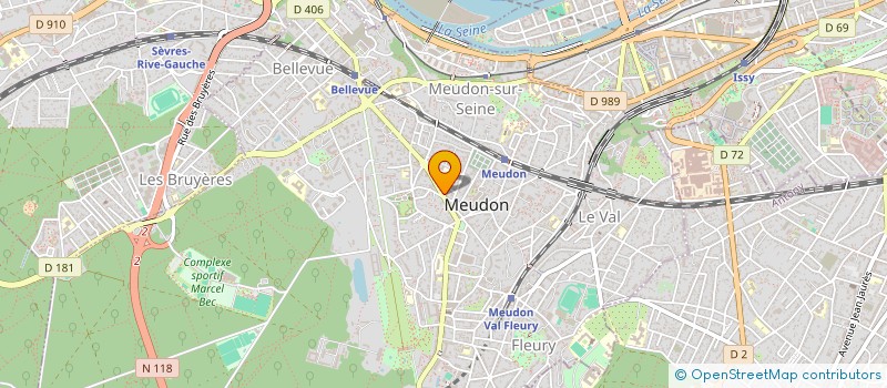 localisation de l'entreprise SALES &TECH à MEUDON