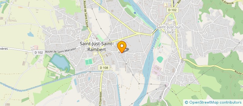 localisation de l'entreprise SALES WORLD SERVICES - SW SERVICES à SAINT-JUST-SAINT-RAMBERT