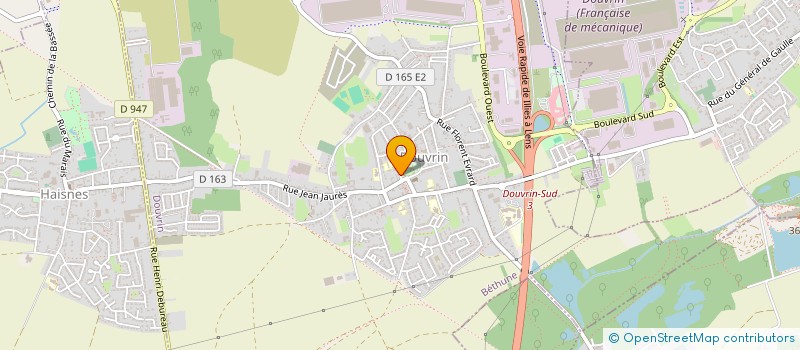 localisation de l'entreprise SALESCHES  DOUVRIN