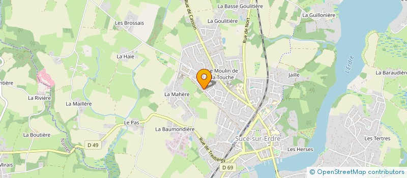 localisation de l'entreprise SALESCRAFT  SUCE-SUR-ERDRE