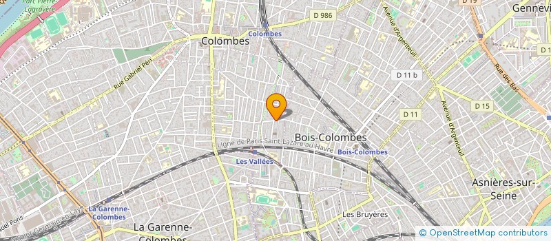 localisation de l'entreprise SALESTRA  COLOMBES