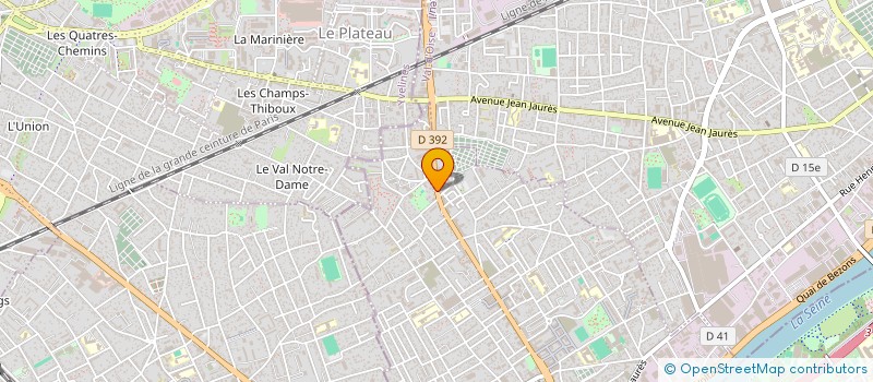 localisation de l'entreprise SALET à BEZONS