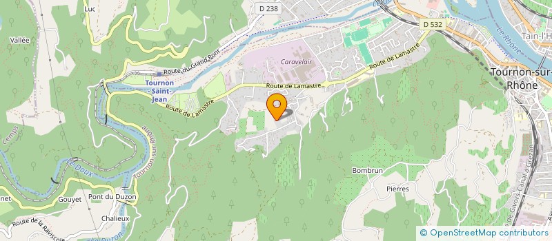 localisation de l'entreprise SALETTE INVEST à TOURNON-SUR-RHONE