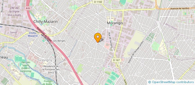 localisation de l'entreprise SALEX à MORANGIS