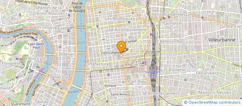 localisation de l'entreprise SALF 1 SOCIETE ALSACIENNE DE LOCATIONS FERROVIAIRES 1 à LYON