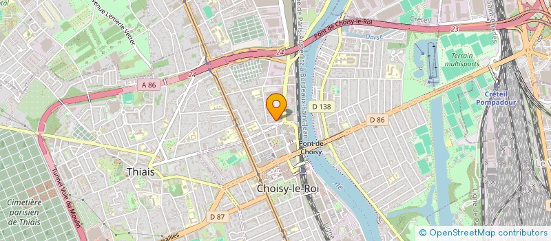 localisation de l'entreprise SALFRES SARL à CHOISY-LE-ROI