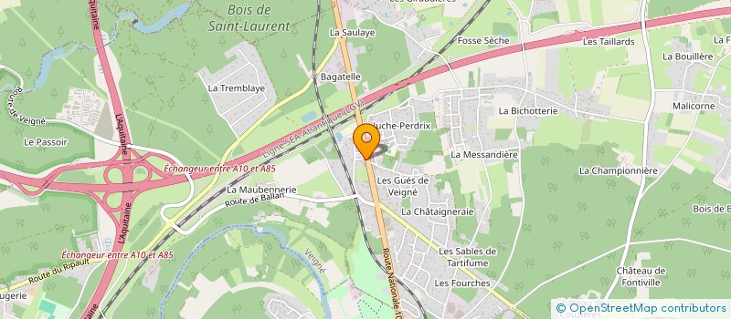 localisation de l'entreprise SALGADO  VEIGNE