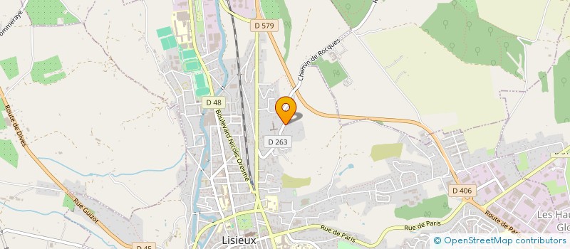 localisation de l'entreprise SALH à LISIEUX