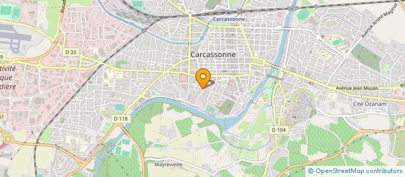 localisation de l'entreprise SALHI à CARCASSONNE