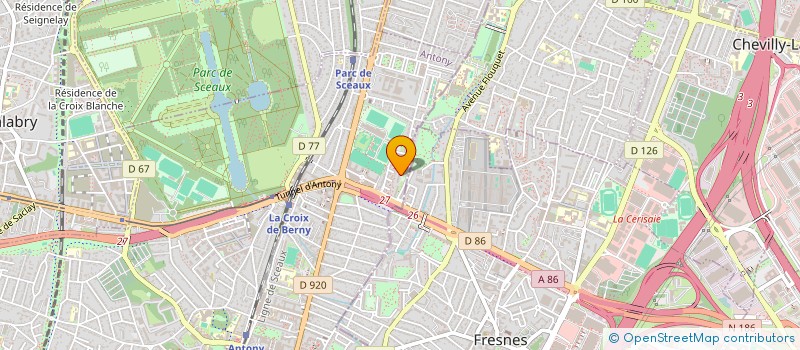 localisation de l'entreprise SALHI TRANSEUROPE à ANTONY