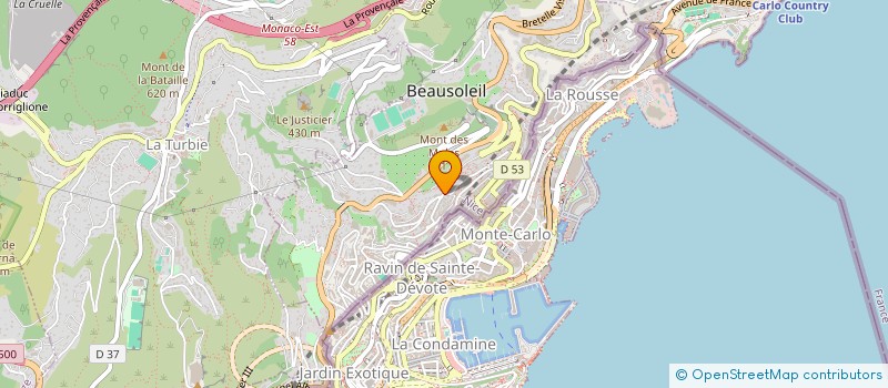 localisation de l'entreprise SALI  BEAUSOLEIL