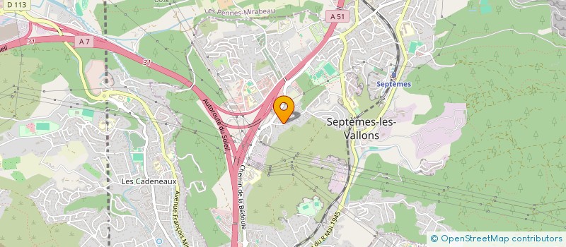 localisation de l'entreprise SALI  SEPTEMES-LES-VALLONS
