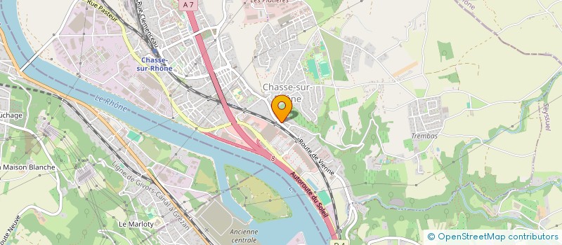 localisation de l'entreprise SALI ARTISTYLE  CHASSE-SUR-RHONE