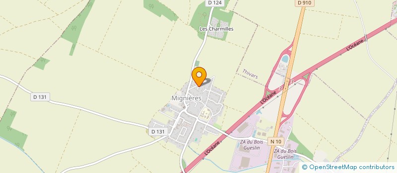 localisation de l'entreprise SALI IMMO à MIGNIERES
